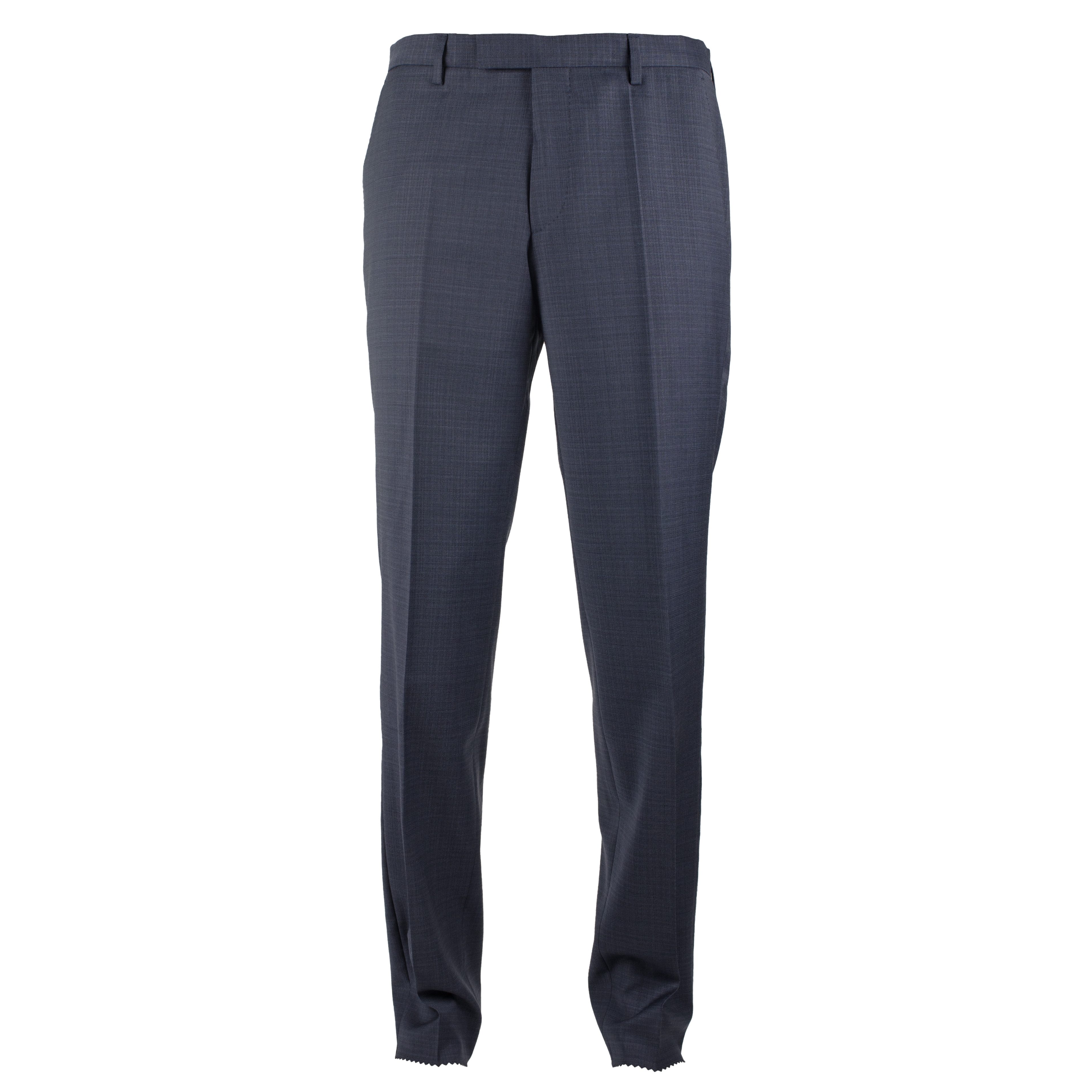 Boss Hugo Boss Men's Leenon1 Flat Front Wool Unhemmed Dress Pants Db 32r